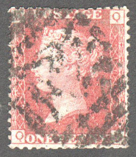 Great Britain Scott 33 Used Plate 106 - QD - Click Image to Close